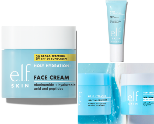 Elf cosmetics cover photo collage