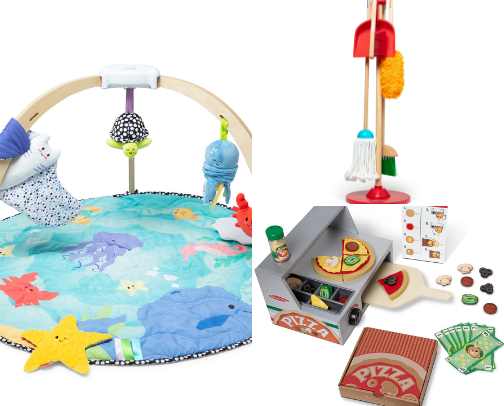 Come Into My Playroom with Melissa and Doug Toys! cover photo collage
