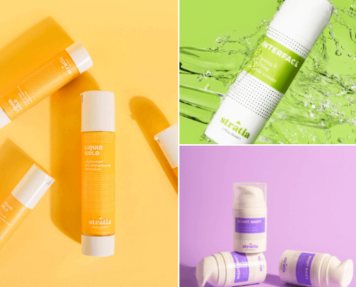 my favorite skincare products cover photo collage