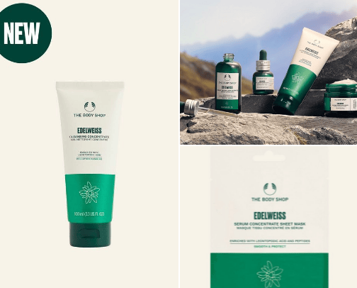 The Body Shop cover photo collage