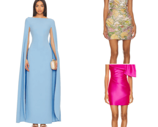 wedding guest dresses cover photo collage