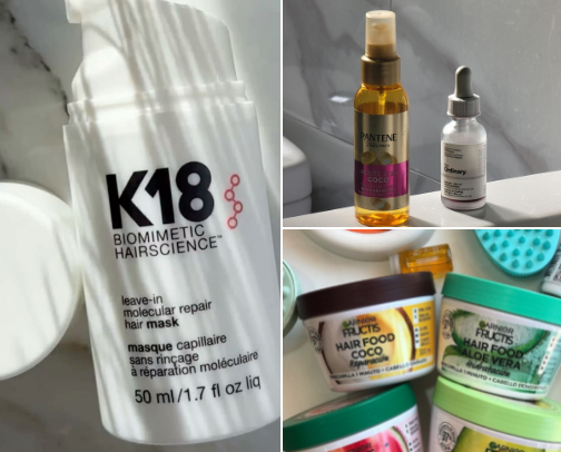 Products that SAVED my hair cover photo collage