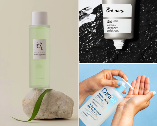 BHA Skincare – Clean Pores & Acne Solutions cover photo collage