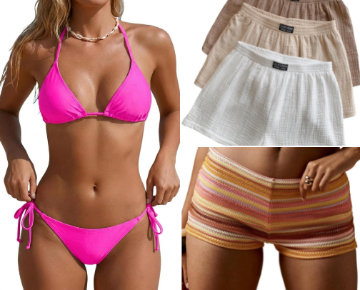 Women's Popular Beachwear cover photo collage
