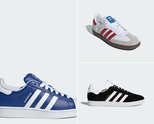 Authentic shoes cover photo collage