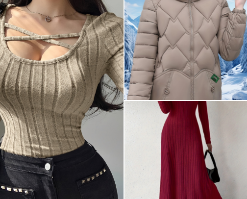 Women clothes & Beauty cover photo collage