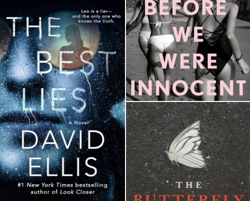 Thriller/Suspense Books w/Ratings cover photo collage