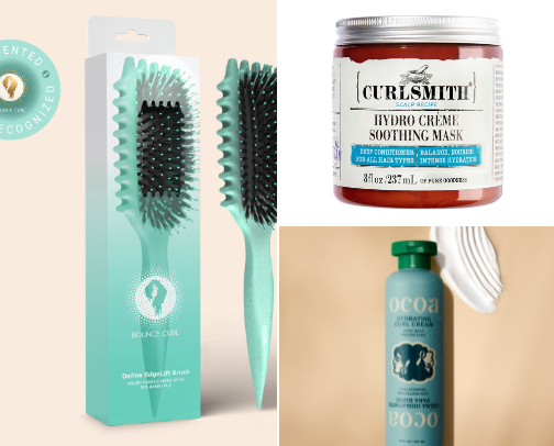 Curly Girl Hair Favorites cover photo collage