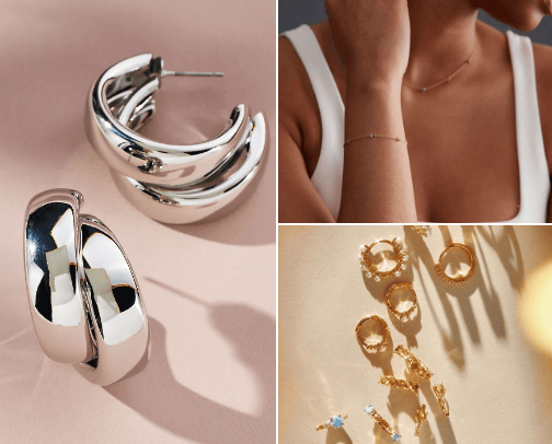 jewerly cover photo collage