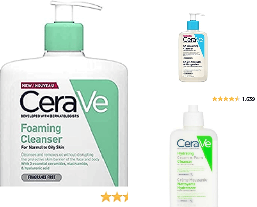 My skincare list cover photo collage