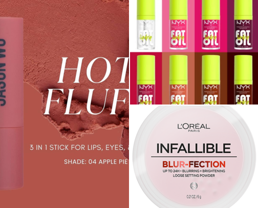 Drugstore make up that is as good as or better than high-end! cover photo collage