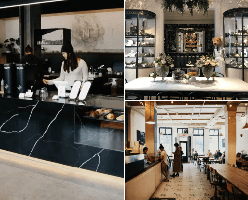 GIRL AT THE COFFEE SHOP cover photo collage