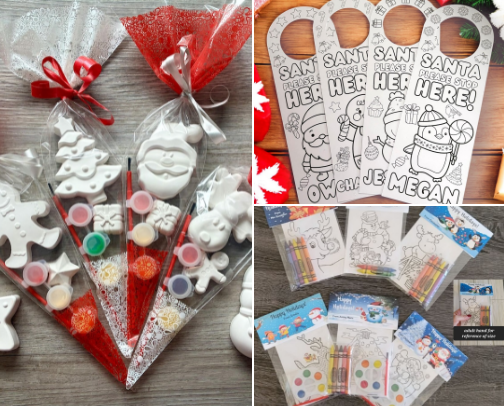 Kid Friendly Christmas Crafts! cover photo collage