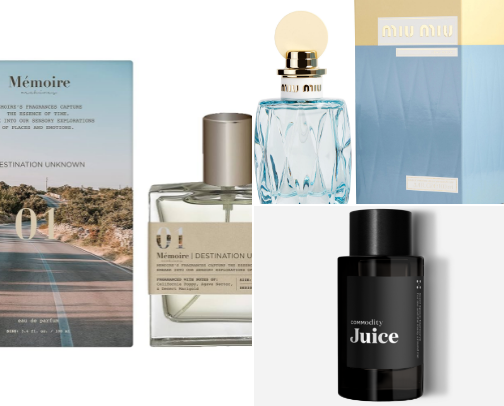 Fragrance Favs- but make them seasonal. cover photo collage