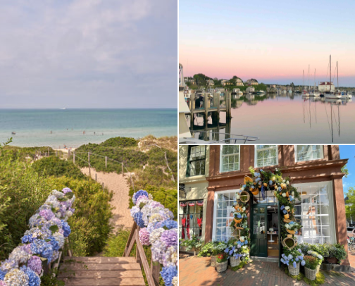 Harbors, Hydrangeas & Hidden Gems on Nantucket 🪻 cover photo collage