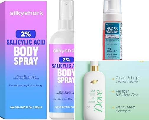 Acne prone skin must haves cover photo collage