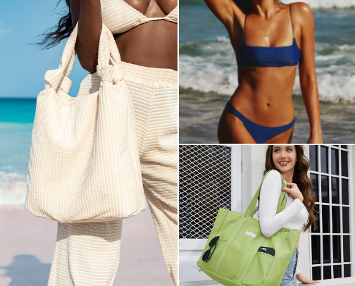 Summer tote bag essentials! cover photo collage