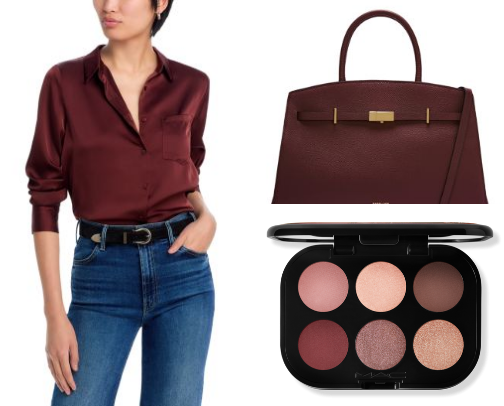 🍷 Burgundy Glow — Romantic & Effortlessly Chic Finds cover photo collage