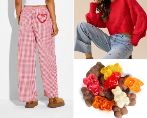 Valentine’s goodies ♡ cover photo collage