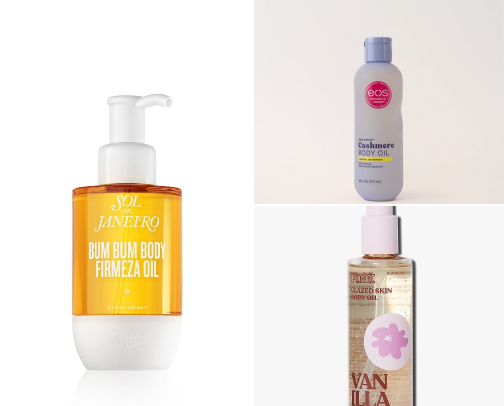 Best Body Oils for Soft, Hydrated Skin cover photo collage