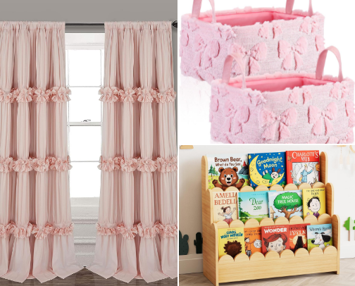 Baby girl nursery 🎀🤍🌼💐💜 cover photo collage