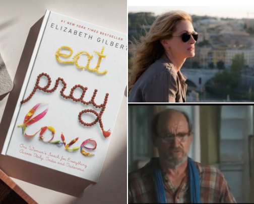 Healing Lessons from Eat Pray Love movie cover photo collage