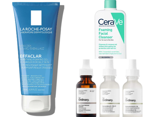 Skincare products for glowing skin🧖‍♀️ cover photo collage