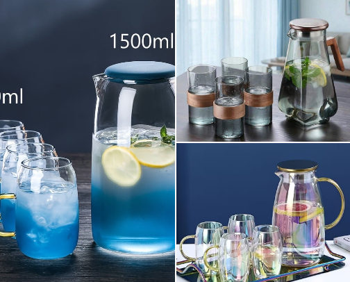Beautiful Drinkware Sets cover photo collage