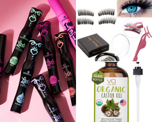 Lashes cover photo collage