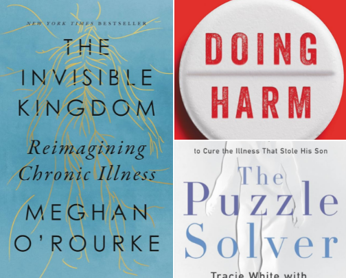 Recommended Books on Chronic Illness and Related Medical Memoirs and Non-fiction cover photo collage