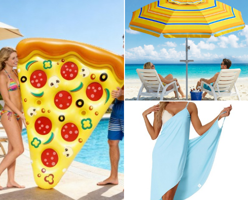 At the Beach cover photo collage