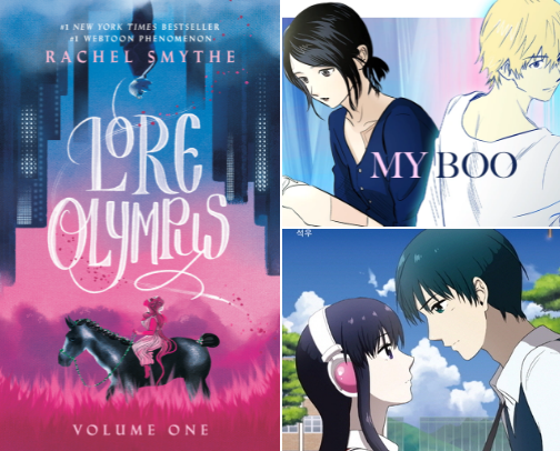 graphic novels and manga cover photo collage