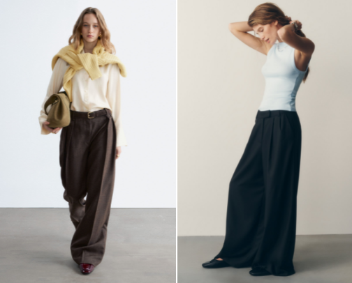 My go-to fall work pants cover photo collage
