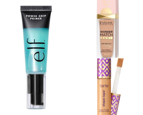 Makeup routine cover photo collage
