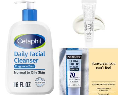 Some recommend basic skincare products that you need🎀 cover photo collage