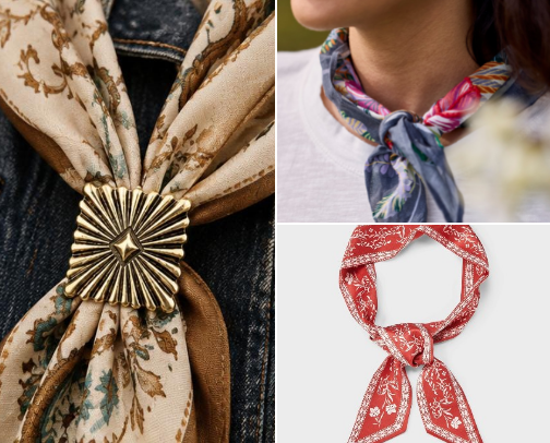 Scarves and Bandanas - My Favorite Fashion Trend cover photo collage