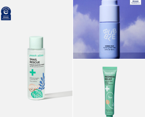 fav skin care products cover photo collage