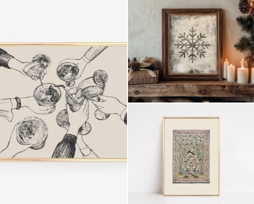 Best-Selling Digital Art Prints for Home Decor cover photo collage