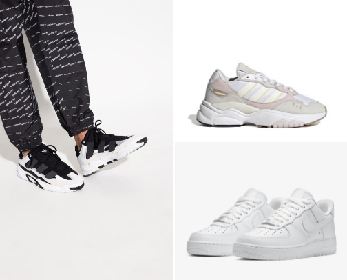 Sneakers cover photo collage