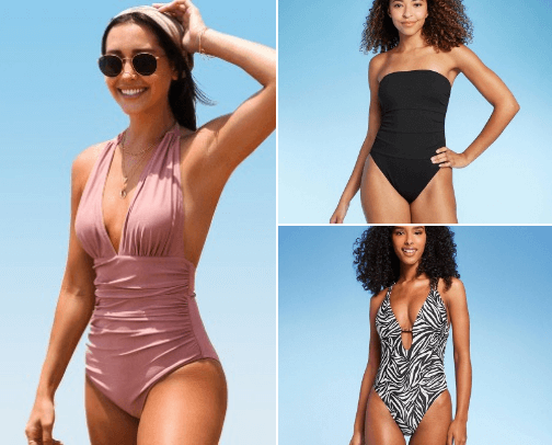 Swimsuits cover photo collage