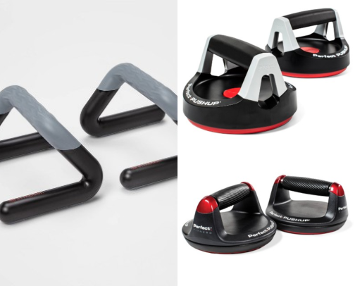 Push Up Bars and Parallettes for Home Workouts cover photo collage