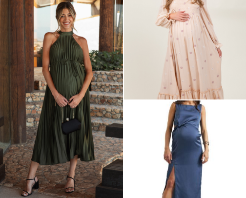 Maternity clothing cover photo collage