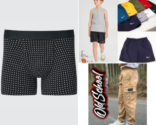 Short, stylish short for everyday  wear cover photo collage