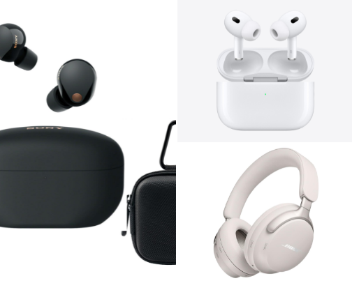 wireless earbuds cover photo collage