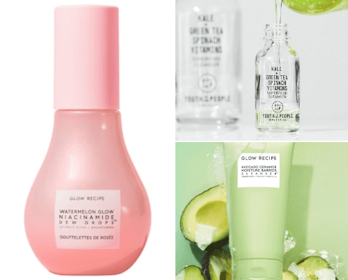 The BEST skincare products cover photo collage