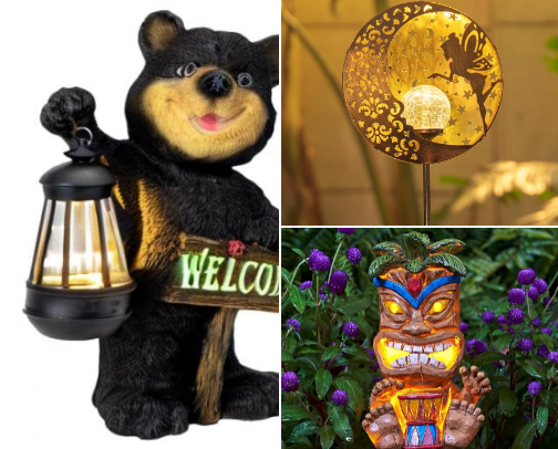 Fun and Decorative Solar Lights to Brighten Up Your Yard cover photo collage