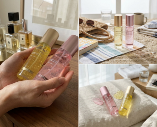 The Face Mists I Refuse to Travel Without cover photo collage