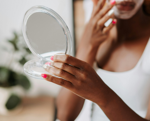 Glow Beyond the Surface with Skincare cover photo collage