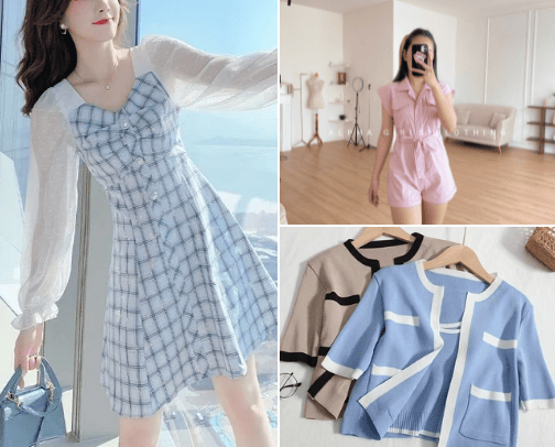 Fashion cover photo collage