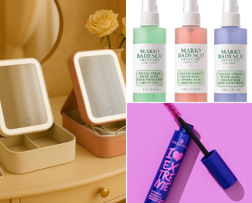 Affordable Glow-Up Essentials cover photo collage